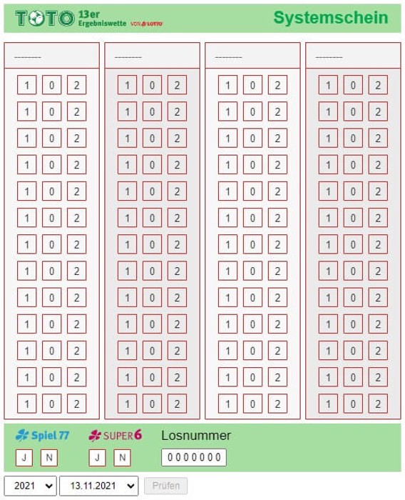 Neue 13er wette registrieren de