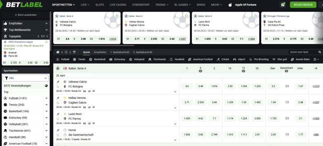 Betlabel mobile de